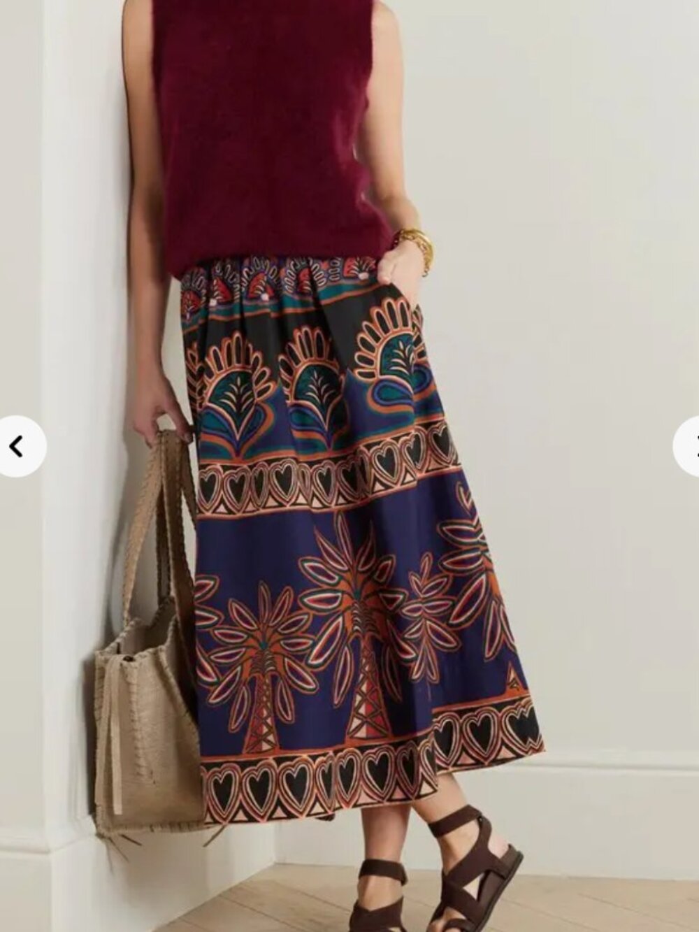 Farm Rio Ainika Tapestry Skirt